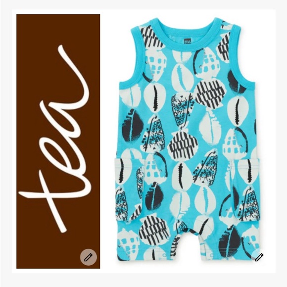 NWT Tea Shell Romper - Picture 1 of 6
